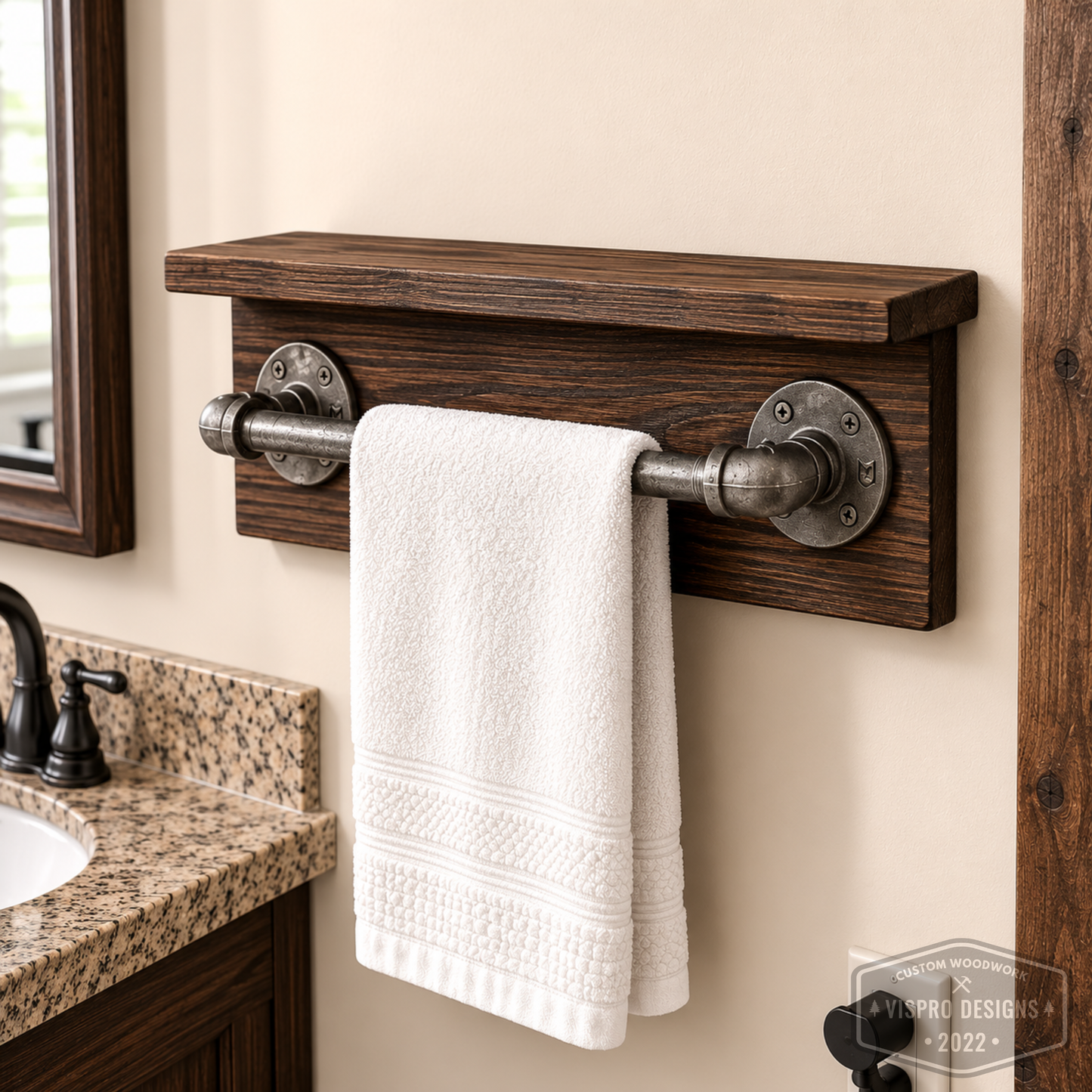 Farmhouse Bathrooms Towel Holder