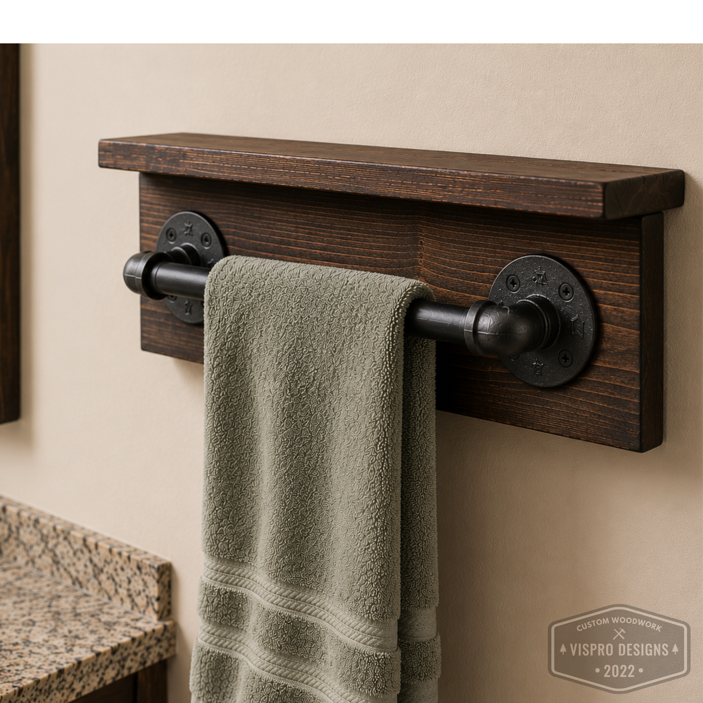 Farmhouse Bathrooms Towel Holder