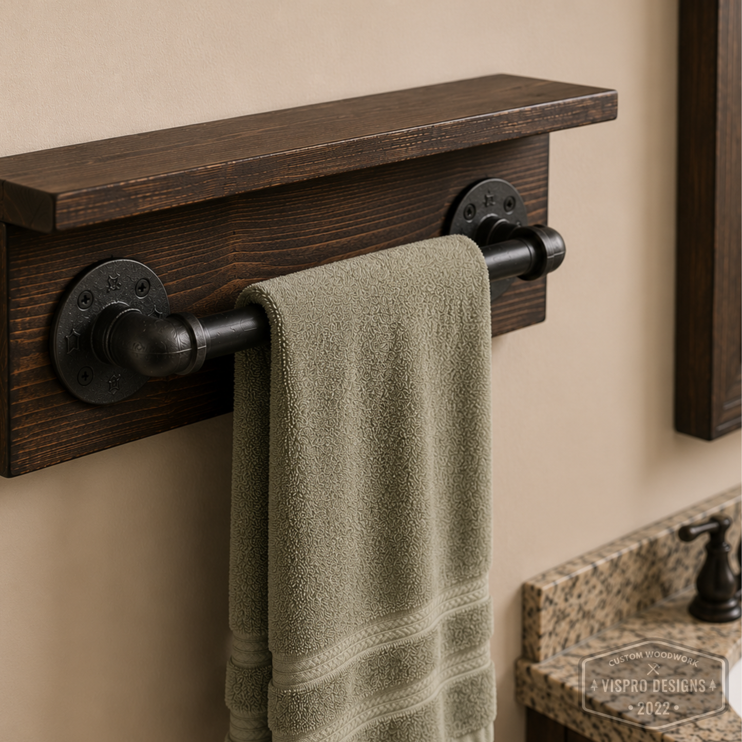 Farmhouse Bathrooms Towel Holder