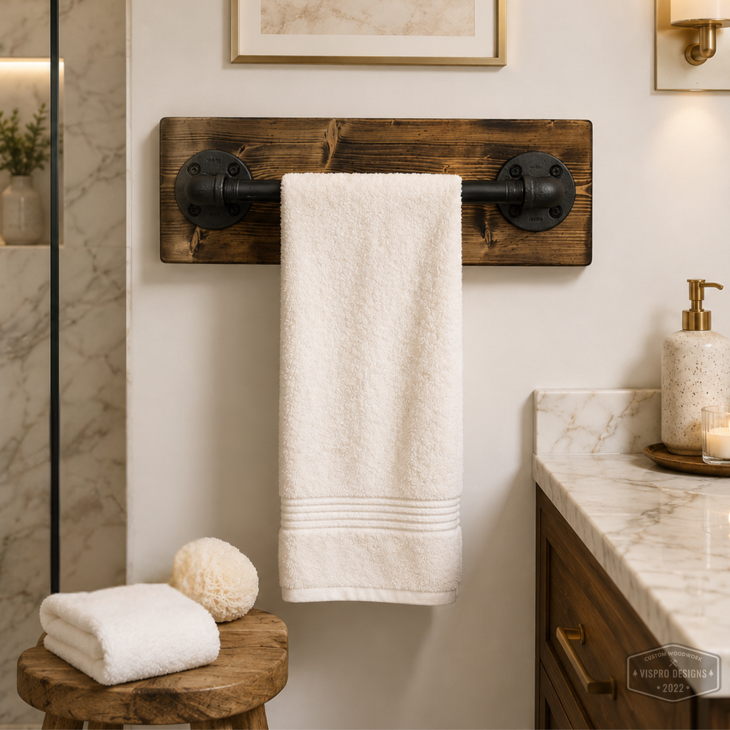 Farmhouse Bathrooms Towel Holder