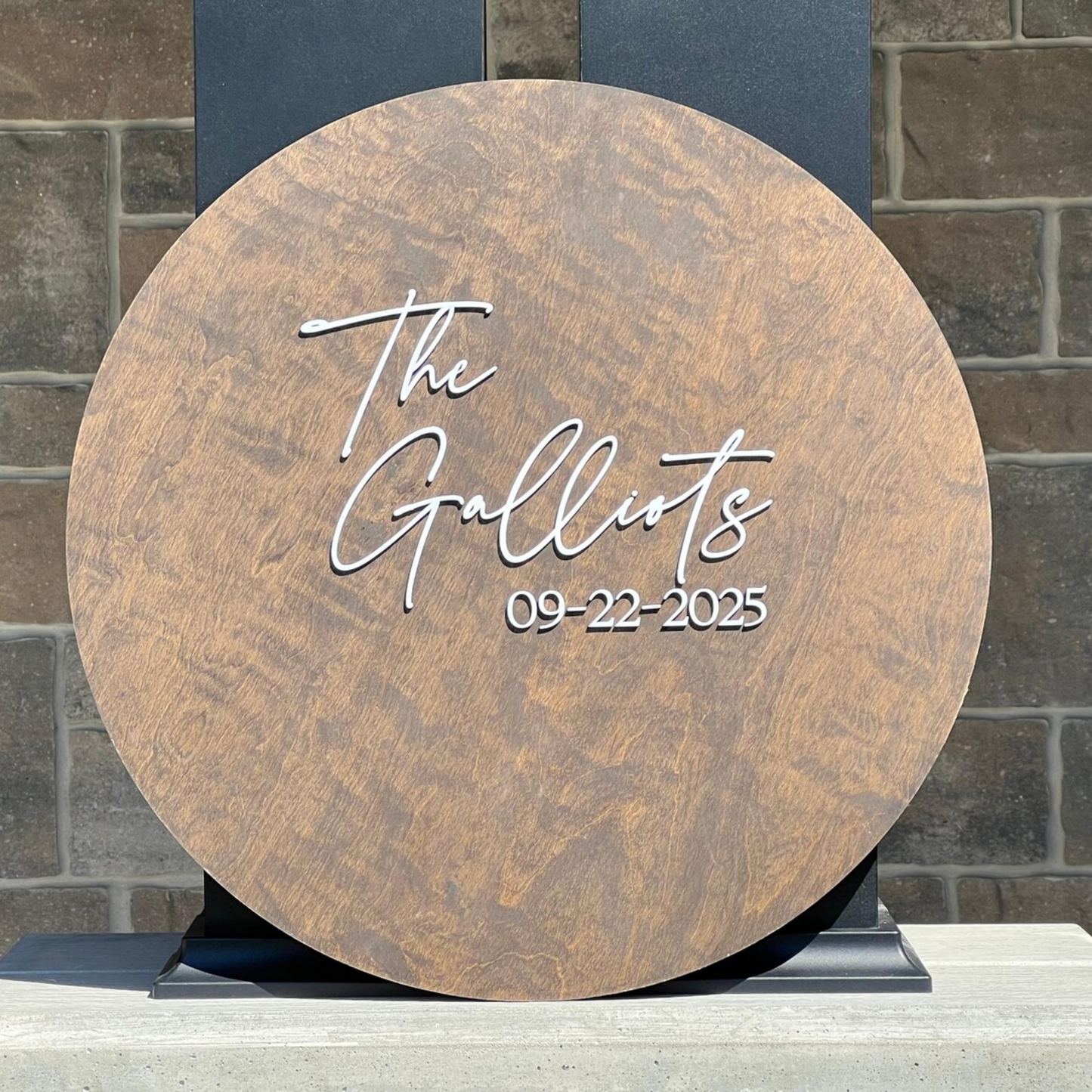 Last Name Established Sign | Family Name Wooden Sign | Custom Wood Sign | Anniversary Couple Gift | Personalized Gift For Couple