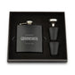 Engraved 6 oz. Stainless Steel Hip Flask Gift Box