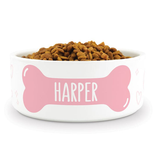 Custom Print Ceramic Pet Food Bowl