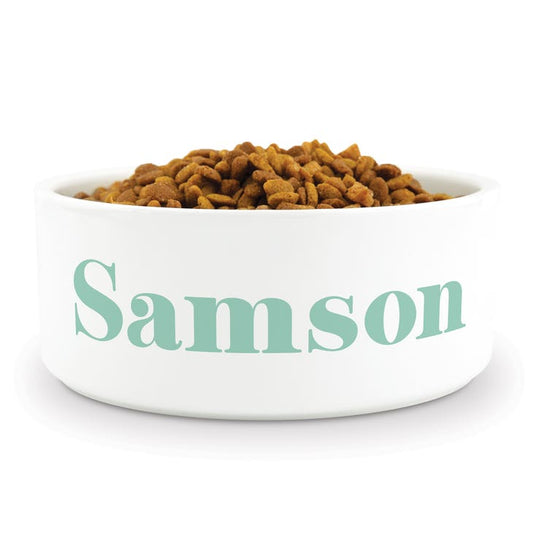 Custom Print Ceramic Pet Food Bowl