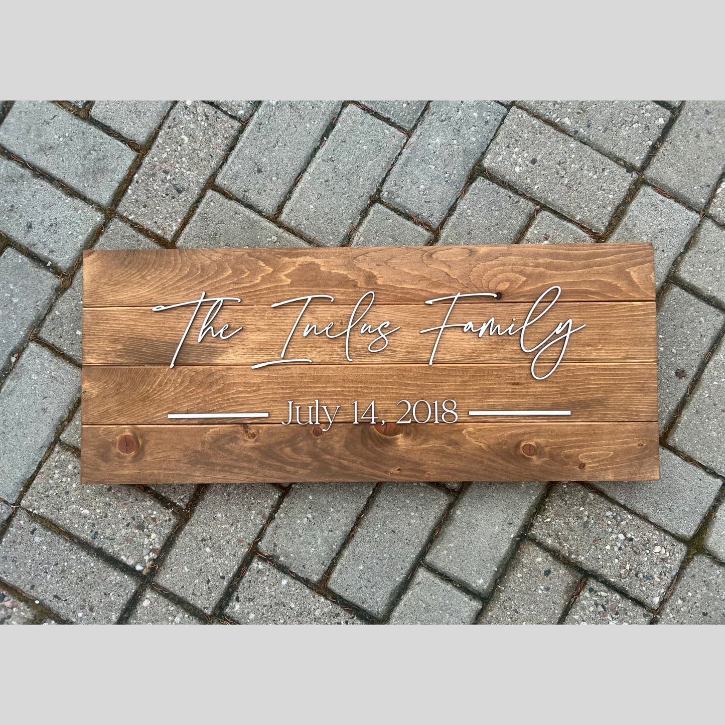 Custom Wood Sign, Personalized Pallet Wood Sign, Family Name Sign, Established Sign For Couples, Bridal Shower Gift, Last Name Sign