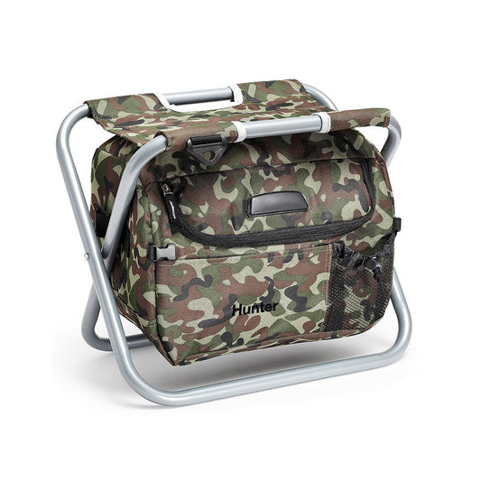 Personalized Camouflage Folding Cooler Chair – Monogram Embroidered - Vispro Designs