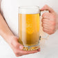 Personalized Large Glass Beer Mug – Best Dad Ever Engraving - Vispro Designs