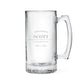Personalized Large Glass Beer Mug – Established Groomsman And Best Man Engraving - Vispro Designs