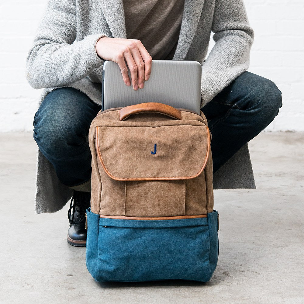 Men's Canvas Laptop Bag - Vispro Designs