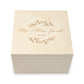 Personalized Wooden Keepsake Gift Box - Signature Script Etching - Vispro Designs