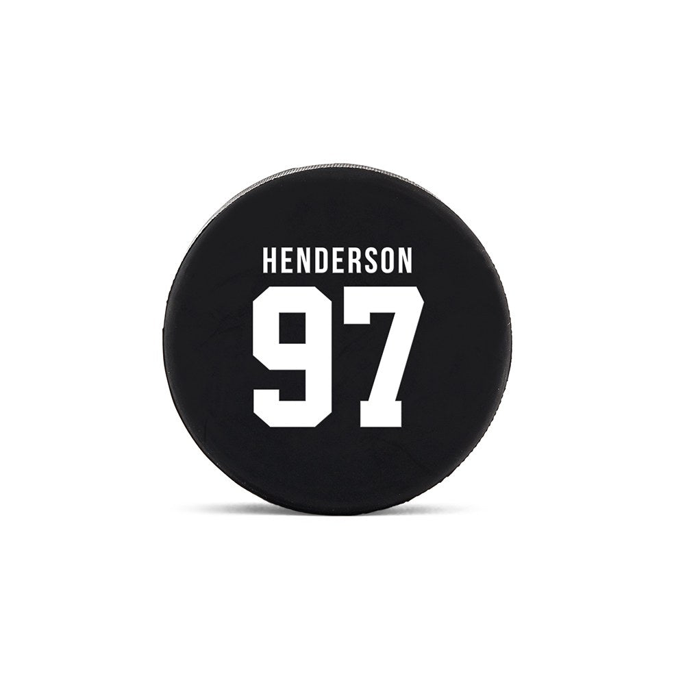 Custom Hockey Puck Bottle Opener Gift - Jersey Back - Vispro Designs