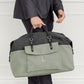 Large Personalized Canvas Weekender Travel Bag - Black & Grey - Vispro Designs