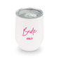 Personalized Stemless Travel Tumbler - The Bride - Vispro Designs