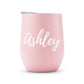 Personalized Stemless Travel Tumbler - Calligraphy Printing - Vispro Designs