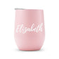 Personalized Stemless Travel Tumbler - Calligraphy Printing - Vispro Designs