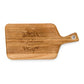 Personalized Wooden Paddle Cutting & Serving Board With Handle - Signature Script - Vispro Designs