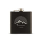 Personalized Engraved Black Hip Flask Wedding Gift - Go Outdoors Engraving - Vispro Designs