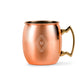 Personalized Copper Moscow Mule Drink Mug - Diamond Emblem Engraving - Vispro Designs