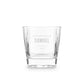 Personalized Square 8 Oz. Whiskey Glass - Vispro Designs
