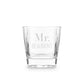 Personalized Square 8 Oz Whiskey Glass - Vispro Designs